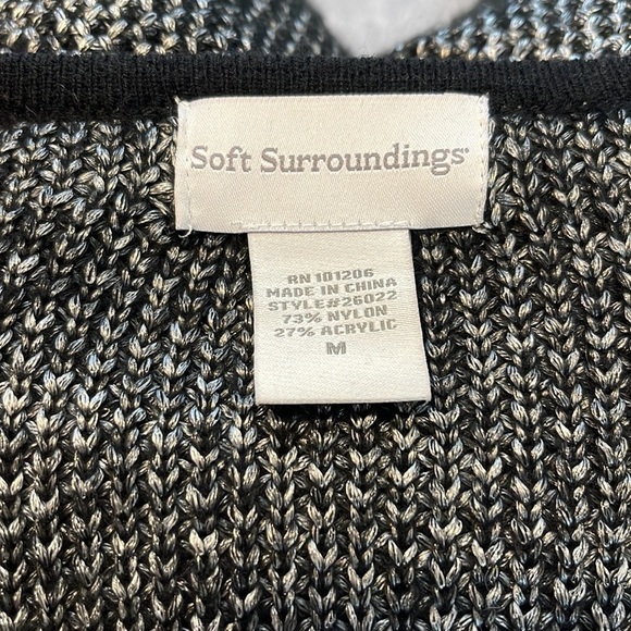 Soft Surroundings Sweater Cardigan Size Medium - Picture 3 of 3